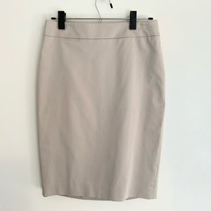 Ann Taylor Light khaki pencil skirt size 2